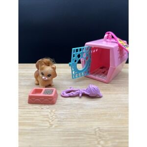 VTG  Kenner 1993 LPS Littlest Pet Shop Playful Kitten w/Snuggling Crate COMPLETE